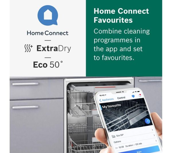 BOSCH Series 6 SMV6ZCX01G Full-size Fully Integrated WiFi-enabled Dishwasher - Image 7
