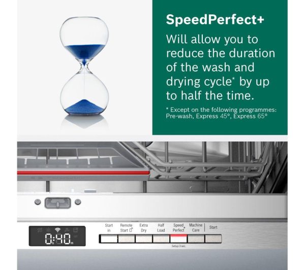 BOSCH Series 6 SMV6ZCX01G Full-size Fully Integrated WiFi-enabled Dishwasher - Image 8