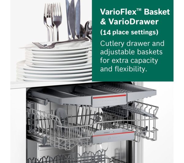 BOSCH Series 6 SMV6ZCX01G Full-size Fully Integrated WiFi-enabled Dishwasher - Image 10