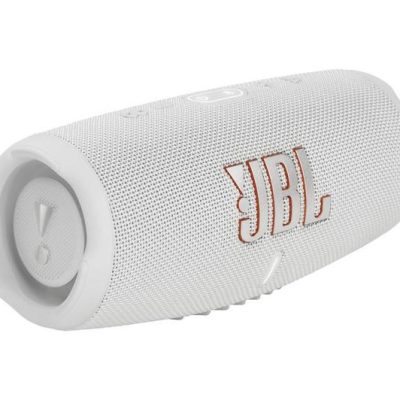 JBL Charge 5 Portable Bluetooth Speaker – White