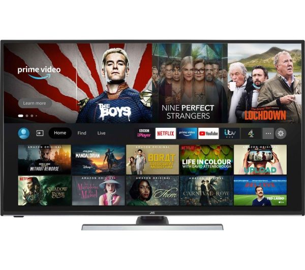 JVC LT-43CF810 Fire TV Edition 43' Smart 4K Ultra HD HDR LED TV with Amazon Alexa