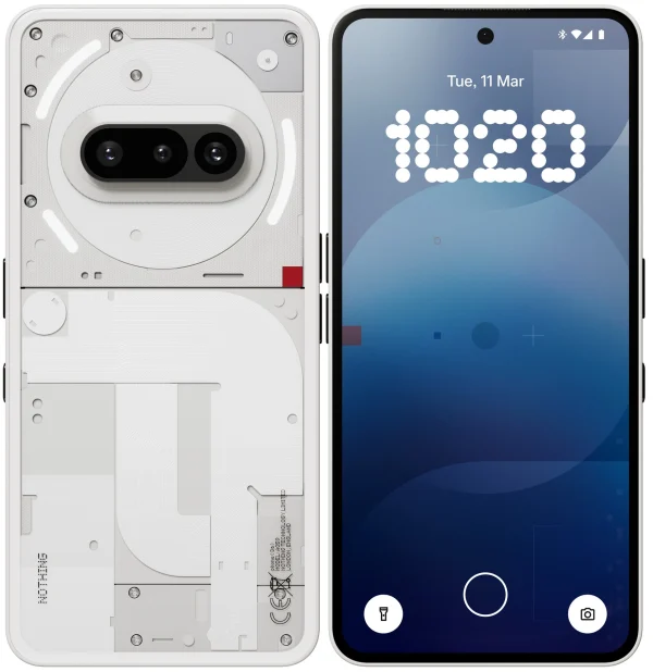 Nothing Phone (3a) 12 GB/256 GB – White, new (11338722)