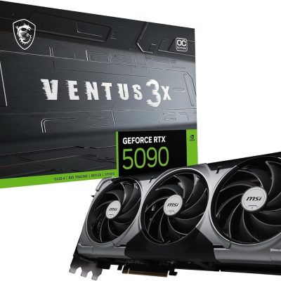 MSI GeForce RTX 5090 32G SUPRIM LIQUID SOC Graphics Card, new