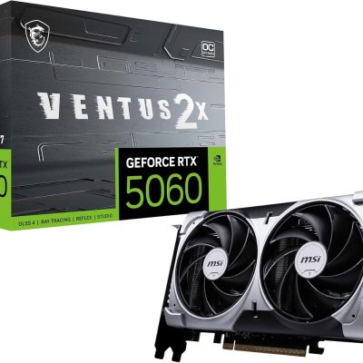 MSI GeForce RTX 5060 8G SHADOW 2X OC Graphics Card, new