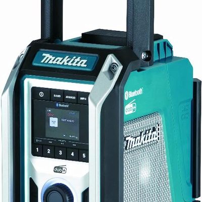 Makita DMR115 10.8V / 12V Max / 14.4V / 18V Li-ion CXT LXT DAB/DAB+ Job Site Radio with Bluetooth – Batteries and Charger Not Included