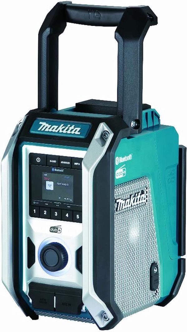 Makita DMR115 10.8V / 12V Max / 14.4V / 18V Li-ion CXT LXT DAB/DAB+ Job Site Radio with Bluetooth - Batteries and Charger Not Included