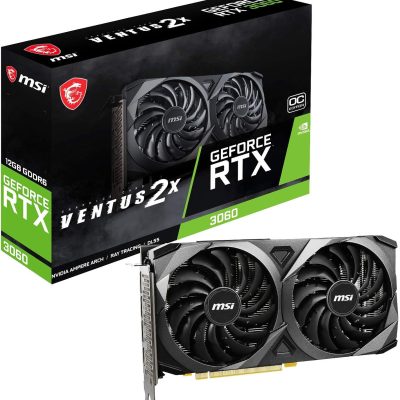 MSI GeForce RTX 3060 VENTUS 2X 12G OC Gaming Graphics Card, new (11338840)