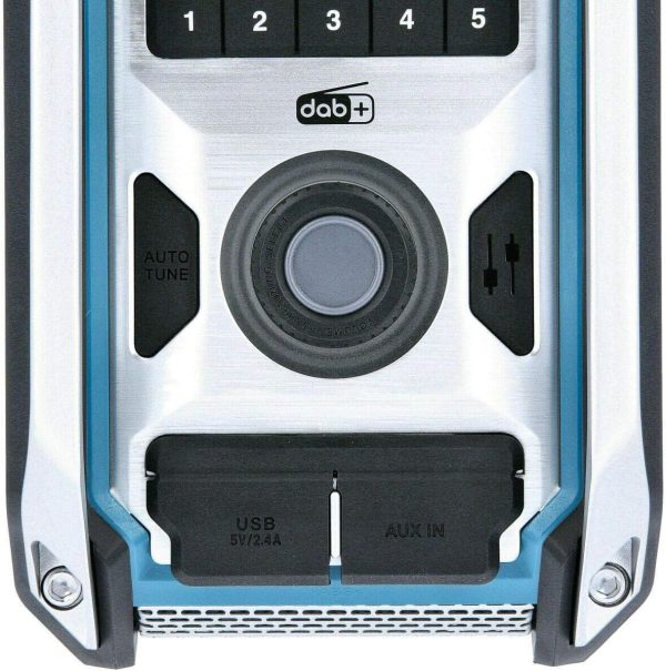 Makita DMR115 10.8V / 12V Max / 14.4V / 18V Li-ion CXT LXT DAB/DAB+ Job Site Radio with Bluetooth - Batteries and Charger Not Included - Image 8