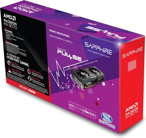 Sapphire PULSE AMD RADEON™ RX 9070 XT GAMING 16GB, new - Image 2