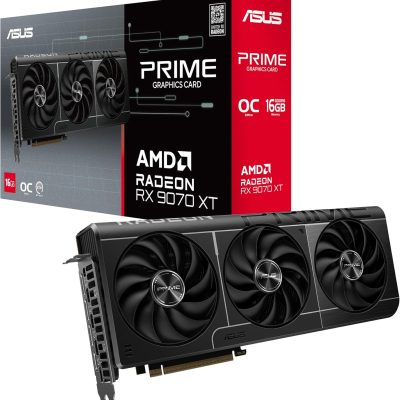 ASUS PRIME RX9070 XT OC, PCIe5, 16GB DDR6, new