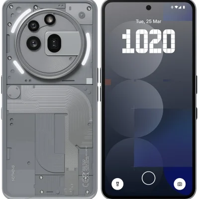 Nothing Phone (3a Pro) 12 GB/256 GB – Grey (Shiny Grey), new (11338763)