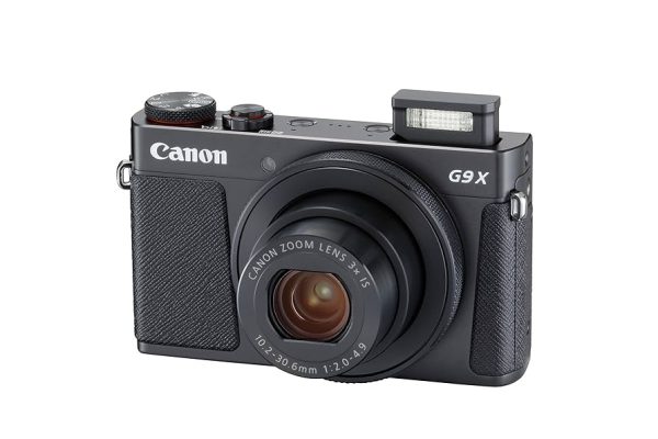 Canon PowerShot G9 X Mark II   Black – Camera Kit (SD Card + Case), new  (11338662)