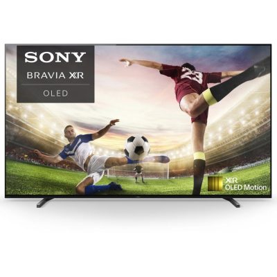 SONY BRAVIA XR55A80JU 55′ Smart 4K Ultra HD HDR OLED TV with Google TV & Assistant