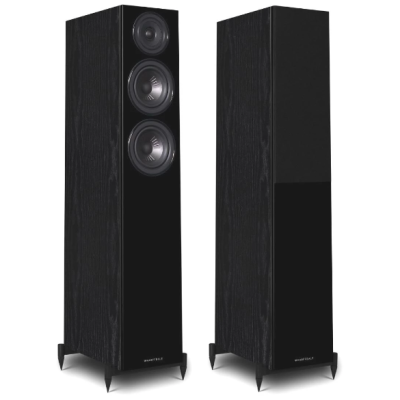 Wharfedale Diamond 12.3 Floorstanding Speakers Pair – Black Oak (99226)