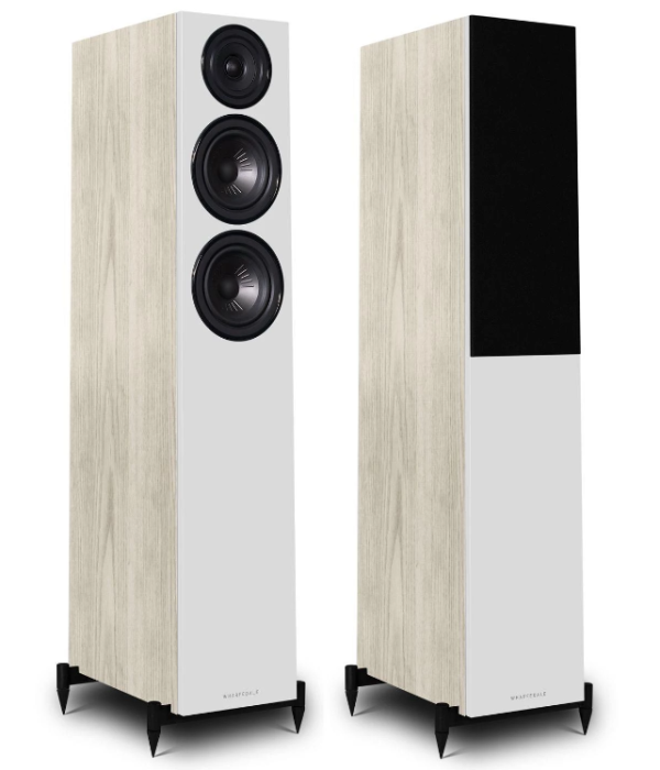 Wharfedale Diamond 12.3 Floorstanding Speakers Pair - Light Oak (99226) - Image 2